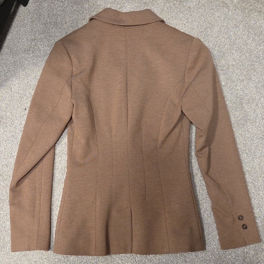 H&M | Stretch Knit Women's Tan Blazer - Picture 3 of 9